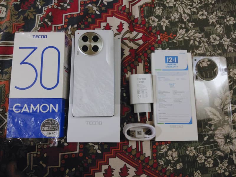 Tecno Camon 30 New - 12/256 GB - PTA Approved For Sale with Box Pack 1