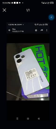 Infinix hot 30