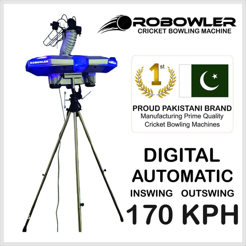 ROBOWLER Bowling Machine / Cricket Bowling Machine in Pakistan 0