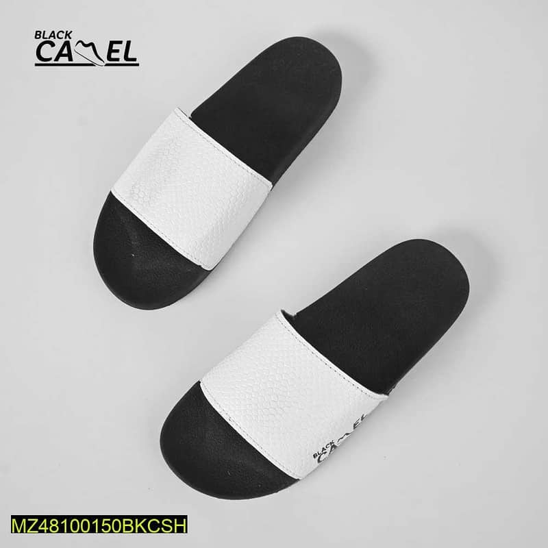 Black Camel Cobra Texture Slide White 2