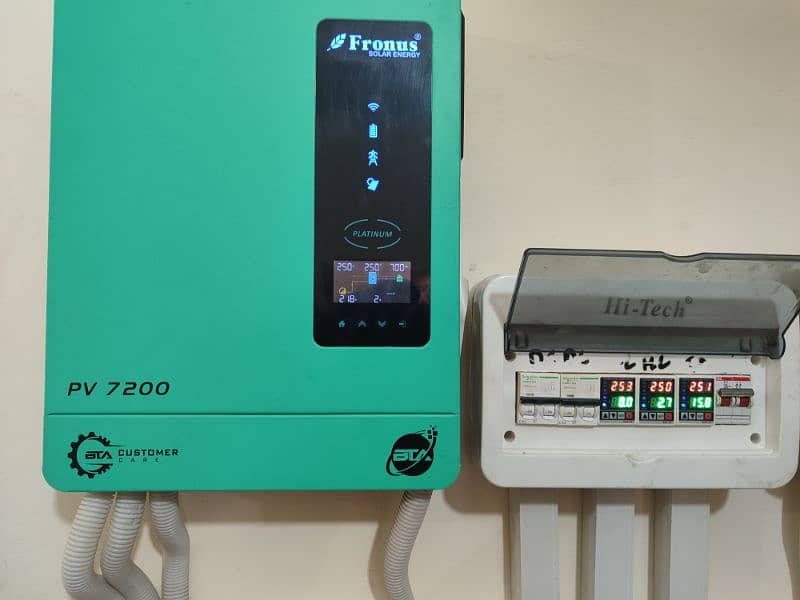 Fronus pv7200 hybrid inverter 6kw 2