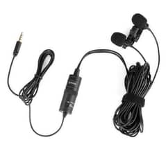 Double mic Boya for recording audio and vedio voice over best quality