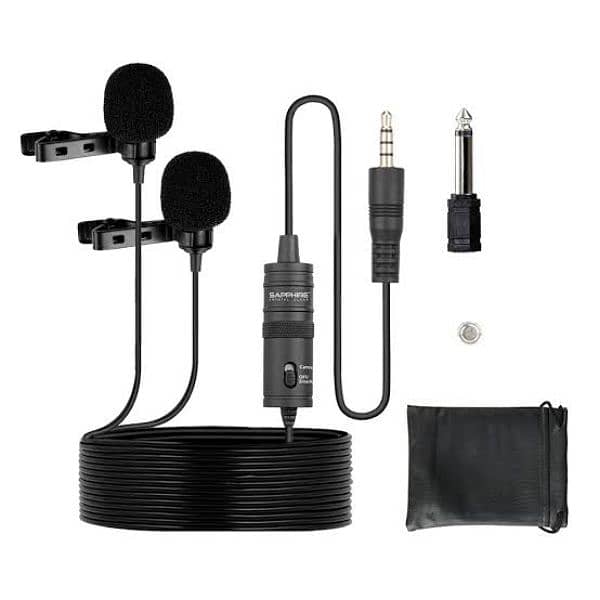 Double mic Boya for recording audio and vedio voice over best quality 2