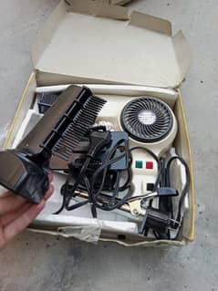 hair dryer with loaded package