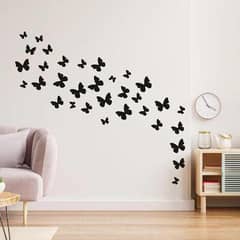 30 pcs butterfly wall art 0