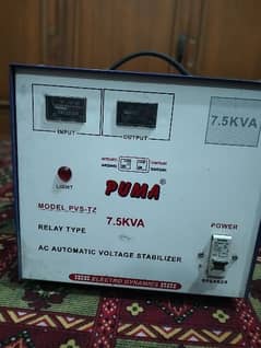 stabilizer puma 7.5 KVA 0