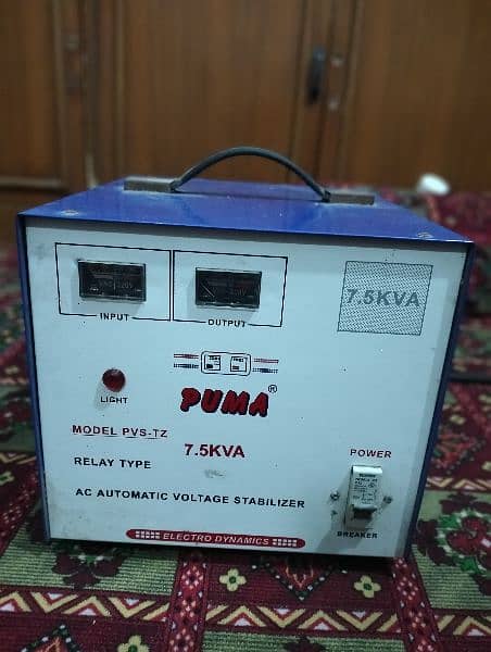 stabilizer puma 7.5 KVA 1