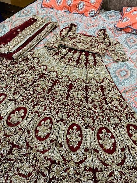 bridal lehnga heavy embroidery 2