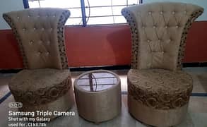 Bedroom Chairs Coffee Chairs with table for sale good condition