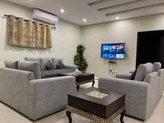 Daily basis apartment cupel allow safe and square place bharia town islamabad