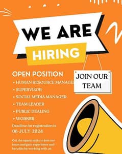 Staff required for office male female can apply 0