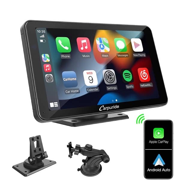 Carpuride Portable 7 inch IPS Touch Screen car Multimedia Navigation 0