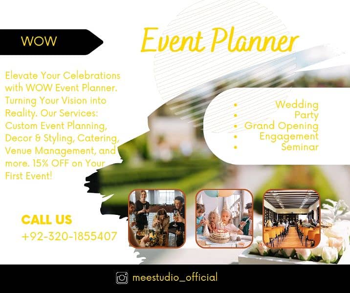 WOW Event Planner Turning Your Vision into Reality. 0