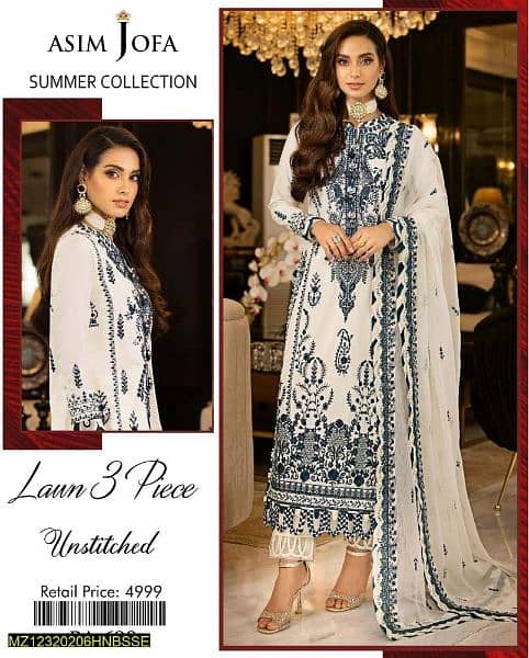 •  Fabric: Lawn
•  Pattern: Embroidered 1