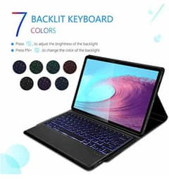 Jelly Comb Backlit illuminated LED 7 Colors Wireless Keyboard Case 0