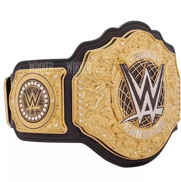 World Heavyweight Championship Title Belt - NEW 2mm 4mm Brass 1