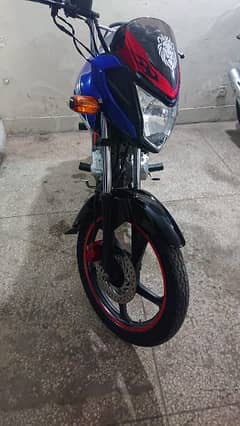 Honda CB-125f blue 2022 modle Karachi no