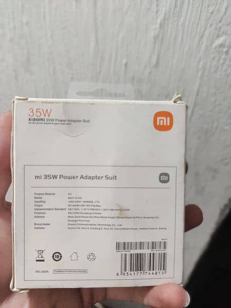 Mi Poco Xiomi Redmi 33/ 35 watt Charger 4