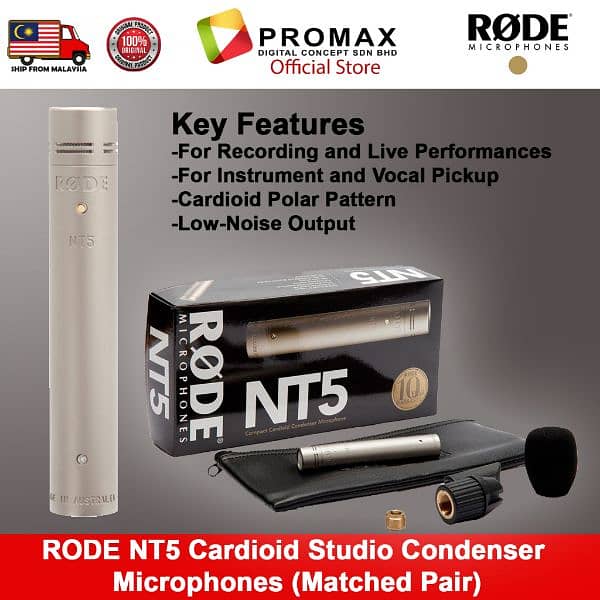 microphone Rode NT5 matched pair 5