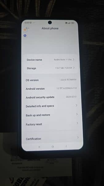 Xiaomi Mi Note 11 Pro 8/128 GB 1