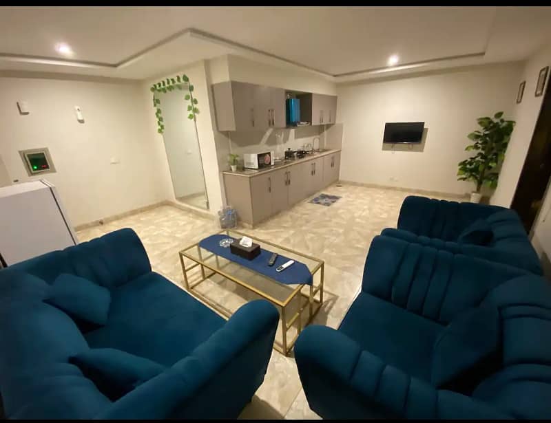 One bedroom apartment for rent on daily basis in bahria town lahore 4