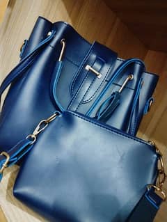 hand bag nevy blue color