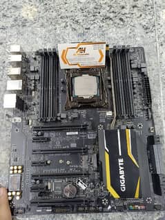 Gigabyte x99 i7 5960x 8 Cores 16 Threads 3.5 Ghz Turbo Clock Speed