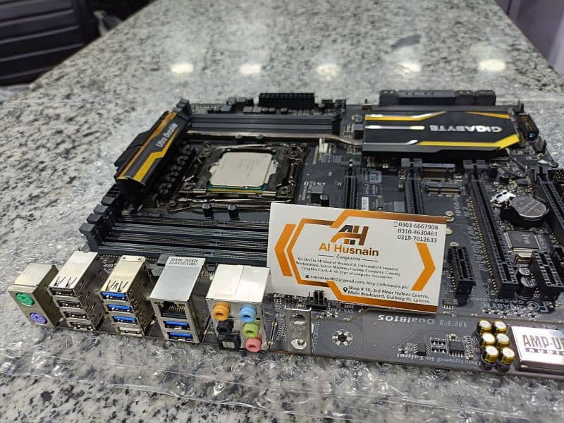 Gigabyte x99 i7 5960x 8 Cores 16 Threads 3.5 Ghz Turbo Clock Speed 1