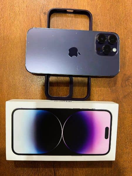 Iphone 14 pro max non pta 256 GB 10/10 Deep Purple physical sim 7