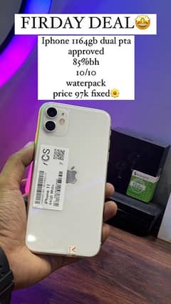 iphone 11 pta dual approved 64gb