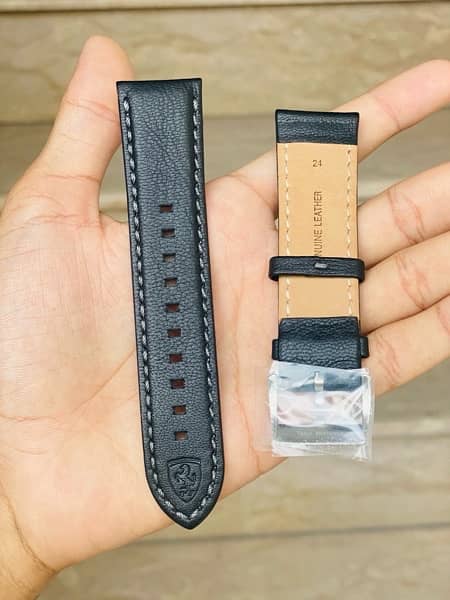 22mm Ferrari Original Leather Straps For Watches 4