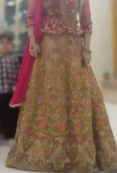 bridal mehndi indian lehnga 2