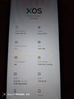 Infinix hot 30 mobile for sale 0