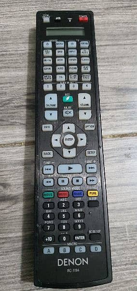 Denon Remote Control Originally Shipped With RC-1194, AVRX7200W, 2