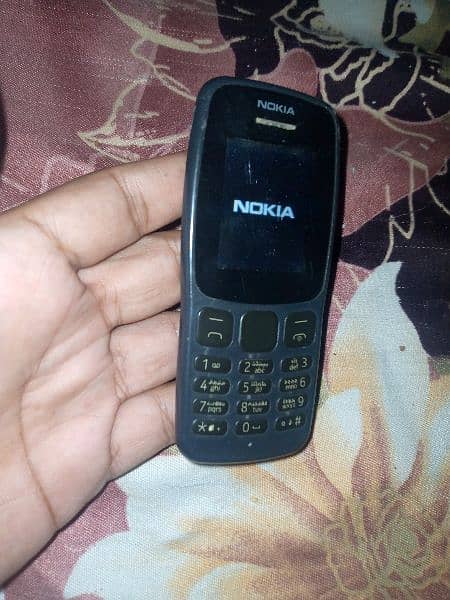 Nokia 106 PTA approved dual sim back cover tuta wa hai 3