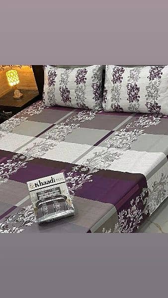 3 piece salonica printed dubble bed sheets 2