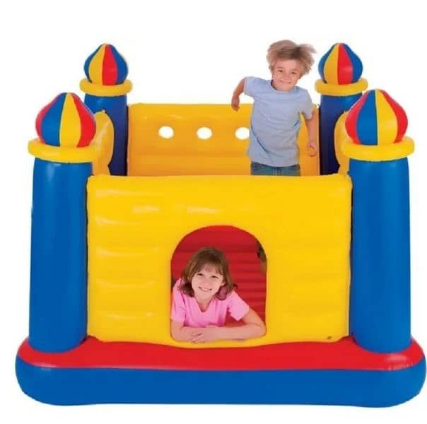 INTEX Jump-O-Lene Castle Bouncer ( 69" X 69" X 53" ) 3