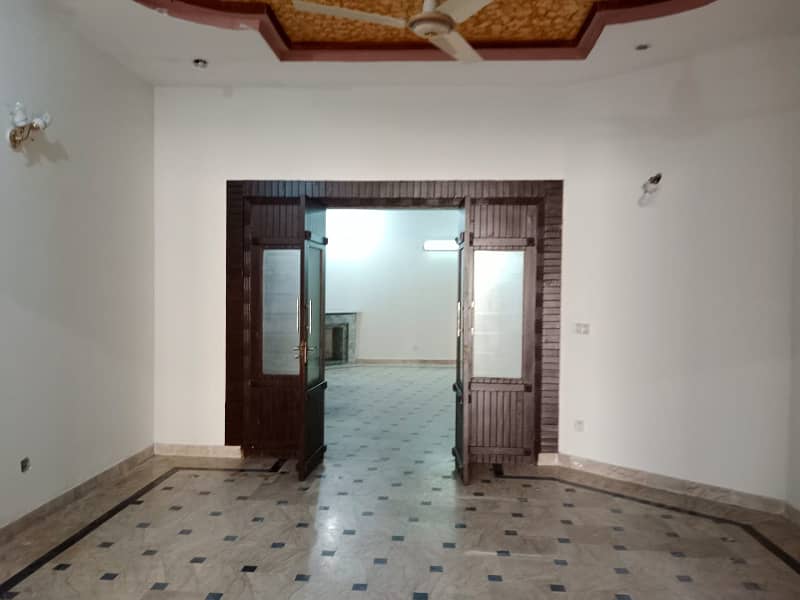 1 kanal double story house for rent in aitchison society 13