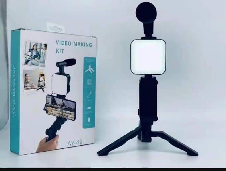 video making Vlogging kit with Microphone 3