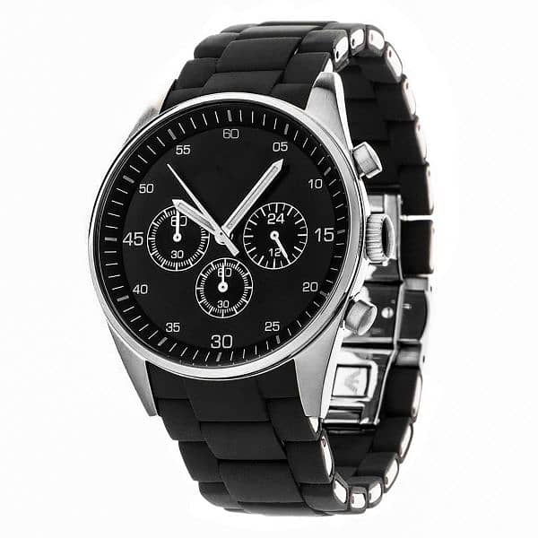 Luxurious Fashion Sportivo Men`s Chronograph Matt Strap Watch 1