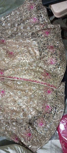 Fully Embroidered Beautiful Bridal Dress. 6