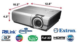 6000 Lumens Extremly Bright Optoma X600 USA Projector for Home, Office 1