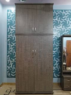 Double deck Cupboard with Dressing