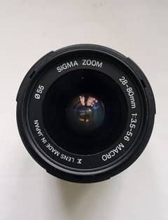 sigma camera lens 26 to 80mm new h