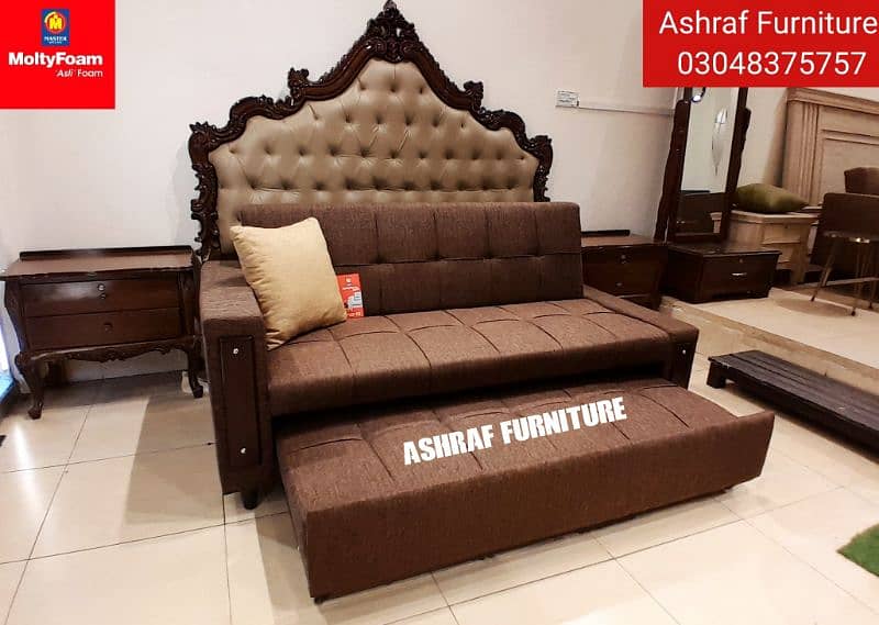 Sofa cum bed/Double cumbed/Sofa/L Shape/Combed/Centre table/Double bed 18