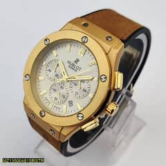 Mens chronograph wrist watch