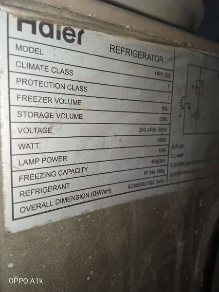 fridge Haier refrigerator behtreen working condition 4