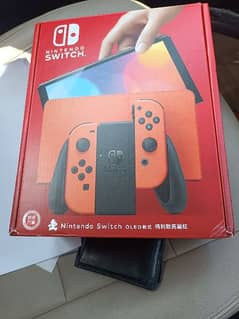 Nintendo switch oled mario red 0