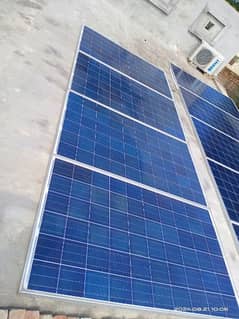 4-Pice 250W solar panels good working,,