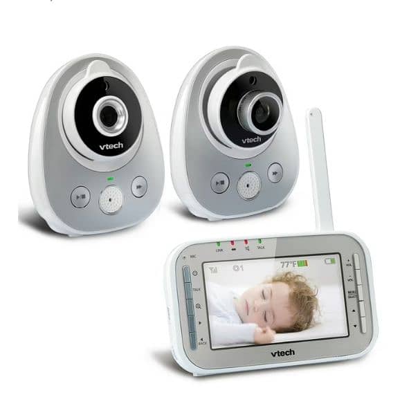 VTech Video Baby Monitor 170 Talk-back Intercom 2 Cameras 1